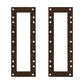 Set of Two Radiator Gaskets Fits John Deere B 50 520 530 B1507R