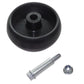 (1) Deck Wheel with Bolt and Nut Fits John Deere D100-D170 E110-E180 G100