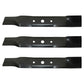 Three (3) Fits Hi-Lift Blades 48" Deck Fits John Deere L100 Series LA120A GX2025