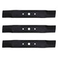Three (3) Fits Hi-Lift Blades 48" Deck Fits John Deere L100 Series LA120A GX2025