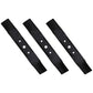 Set of 3 Lawn Mower Blades To Fit Scotts Sabre Fits John Deere 48" GX20250