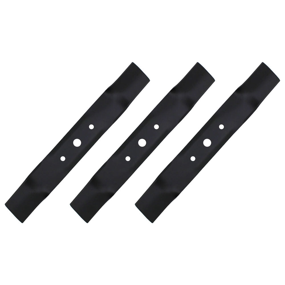 (3) 10634 Mulching Blades Compatible With 48" Fits John Deere GX20250, GY20568