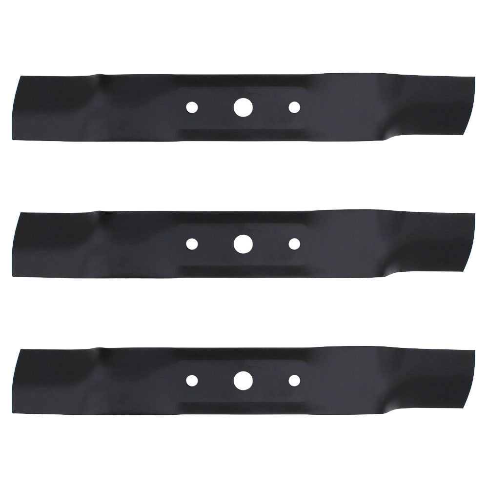 1 Set of 3 Hi Lift Blades 48 Deck Fits John Deere L120 L130 Mowers GX20250 GY205