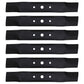 6 Mower Blades Fits John Deere 48 Cut L120 L130 GX20250 GY20568 91-108 330-619