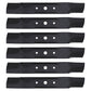 6 MOWER BLADES Fits John Deere MODEL L120 L130 w/ 48 CUT GX20250 GY20568