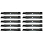 10-Pack GX22151 GY20850 Mulching Blades Fits John Deere 42" EZTrak Z225 Z335