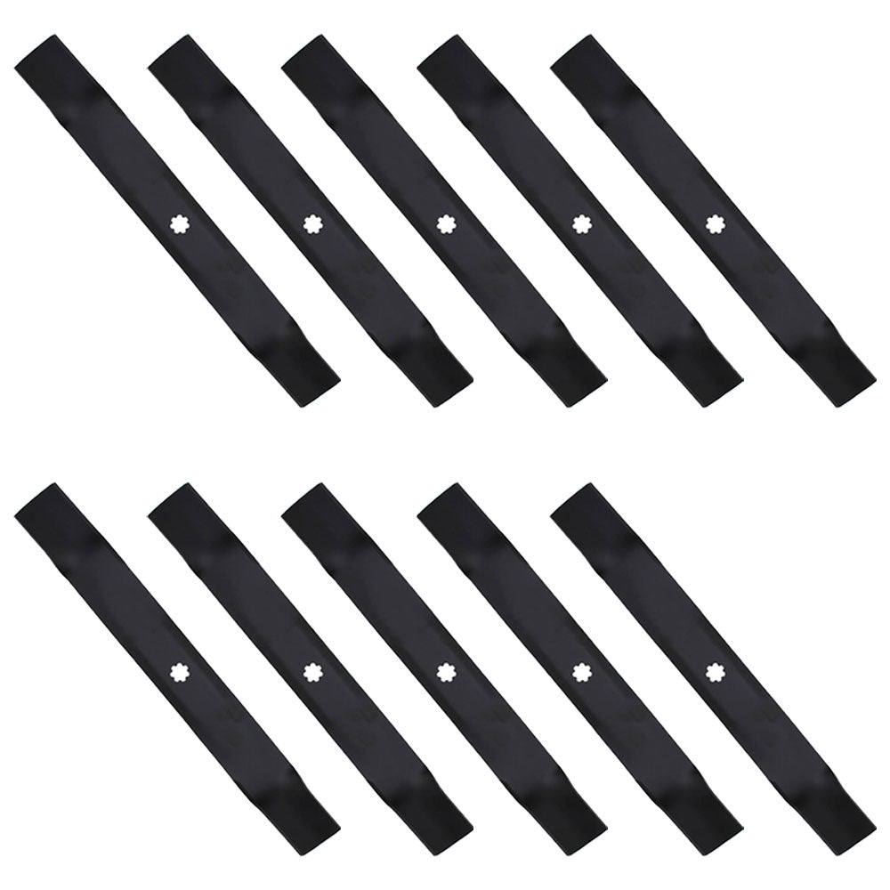10-Pack GX22151 GY20850 Mulching Blades Fits John Deere 42" EZTrak Z225 Z335