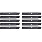 10-Pack GX22151 GY20850 Mulching Blades Fits John Deere 42" EZTrak Z225 Z335