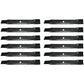 Qty. 12: Lawn Mower Blades Fits John Deere Replaces AM137327