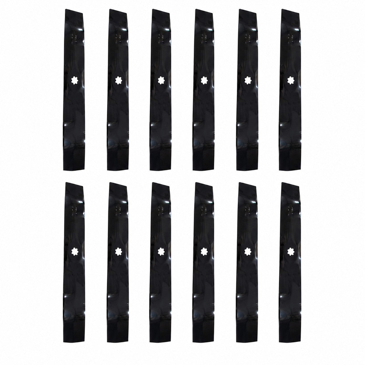 12pk Mower Blades AM137333 GX22151 GY20850 Fits John Deere D100 D110 LA125 LA135