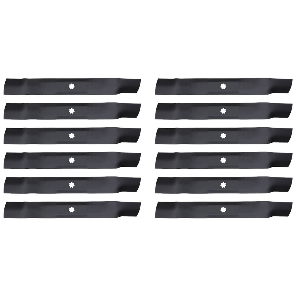 12pk Mower Blades AM137333 GX22151 GY20850 Fits John Deere D100 D110 LA125 LA135