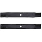 Set of 2-42" Mower Blades to fit Fits John Deere GX22151 LA100 LA105 LA110 LA115