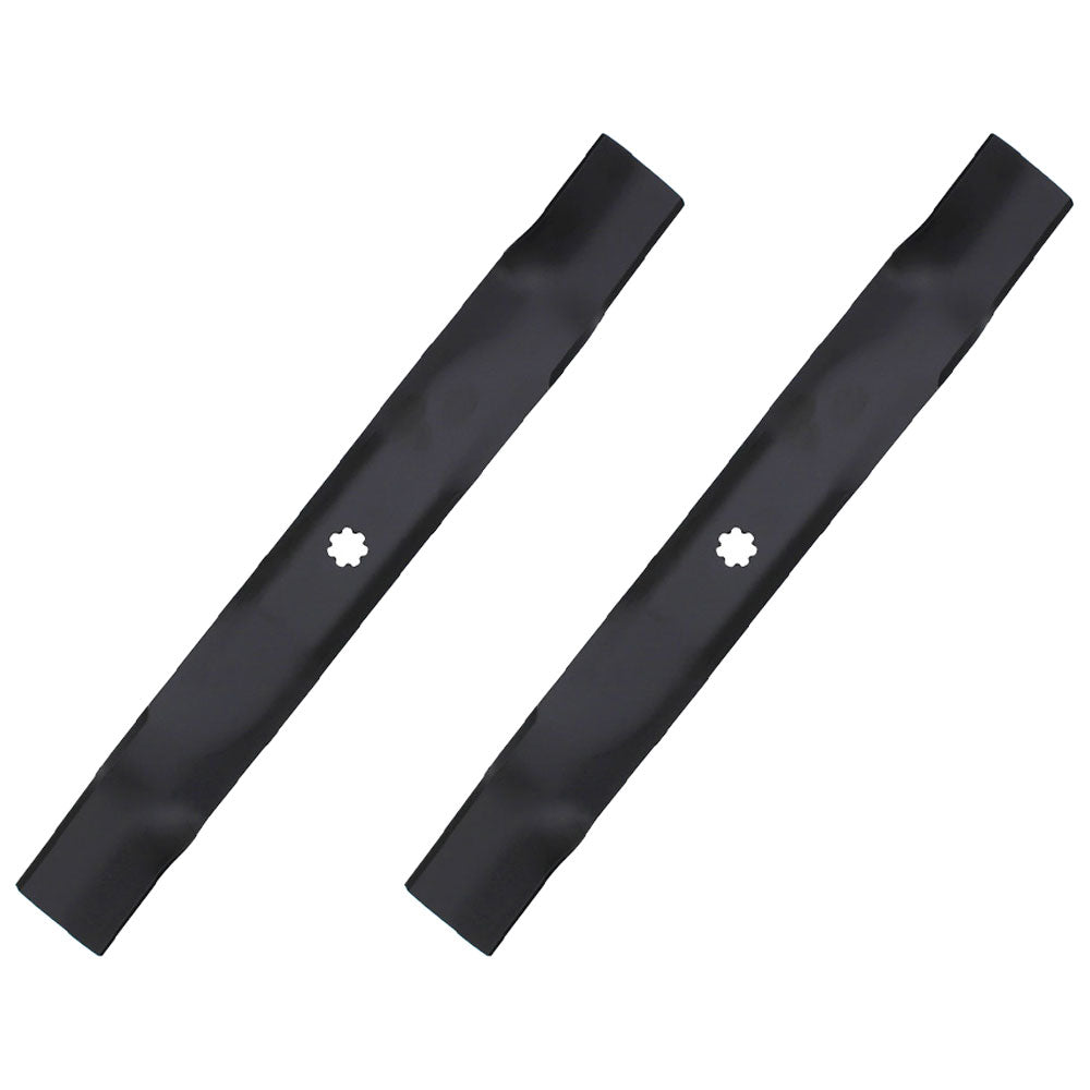 Set of 2-42" Lawn Mower Blades to Fits John Deere E100 E110 E120 E130