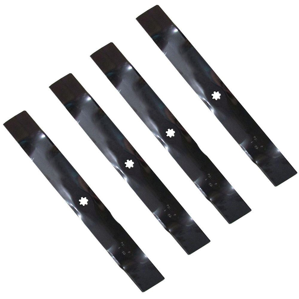 4 pack Blades 42" LA100 LA110 LA120 X110 X120 LA105 LA115 GX22151 GY20850 R11593
