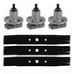 Spindle Assembly & Blade Set Fits John Deere Replaces GX20250