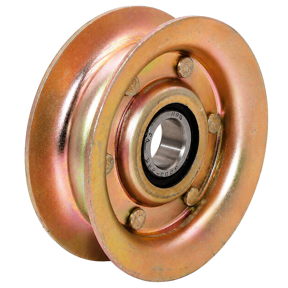 (2) Flat Idler Pulley 3-5/8" OD 11/16" ID Fits John Deere GY20067 GY22172
