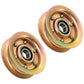 Qty 2: Flat Idler Pulley Fits Universal Products Replaces 280-085