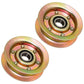 Qty 2: Flat Idler Pulley Fits Universal Products Replaces 280-085