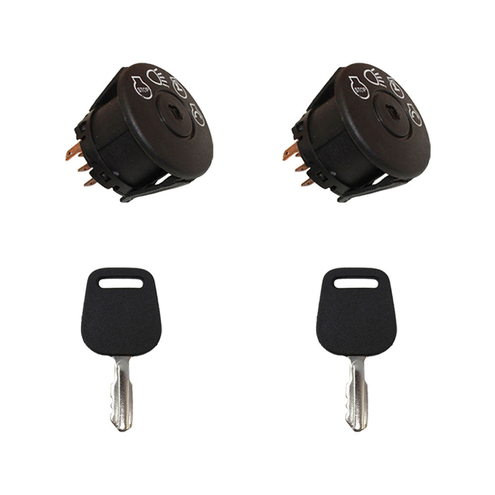 Qty 2: Ignition Switches with Keys Fits Murray Replaces 1714054SM