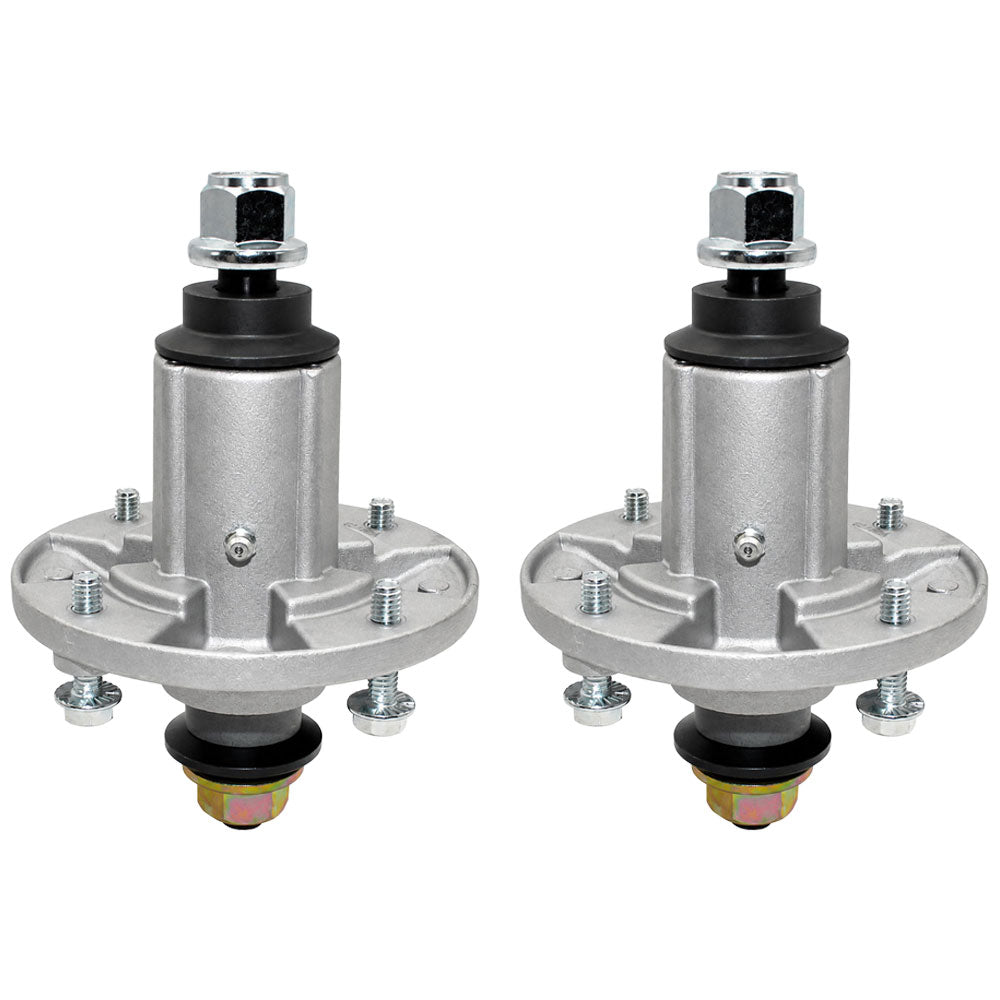 Qty 2: Spindle Assembly w/ Nut Fits John Deere Replaces AUC15811