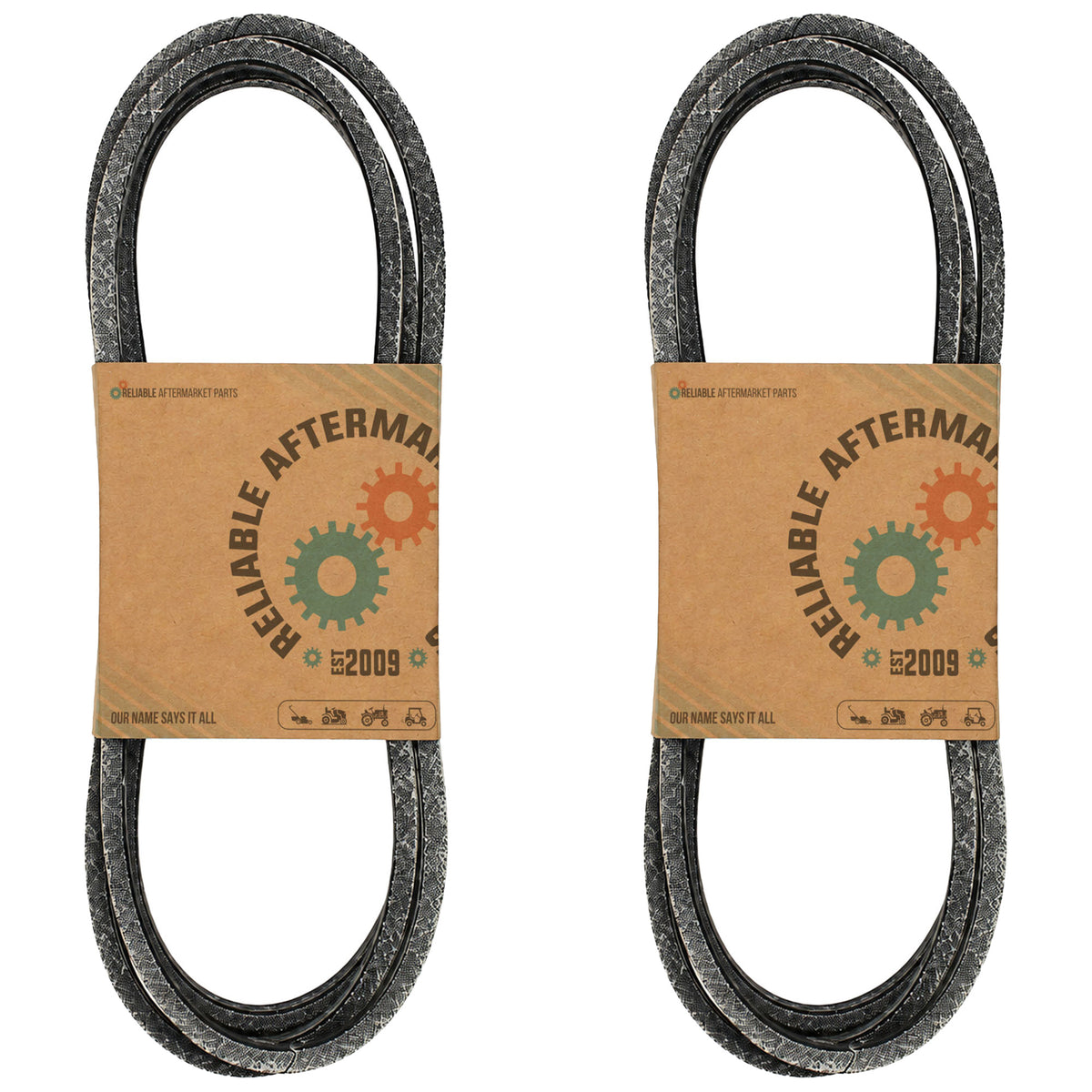 2PK Deck Belts Fits John Deere LA100 LA105 LA110 LA115 LA120 LA125 LA135 GX20072