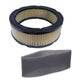 Air Filter & Pre-Filter Set Fits Stens Replaces 100-758