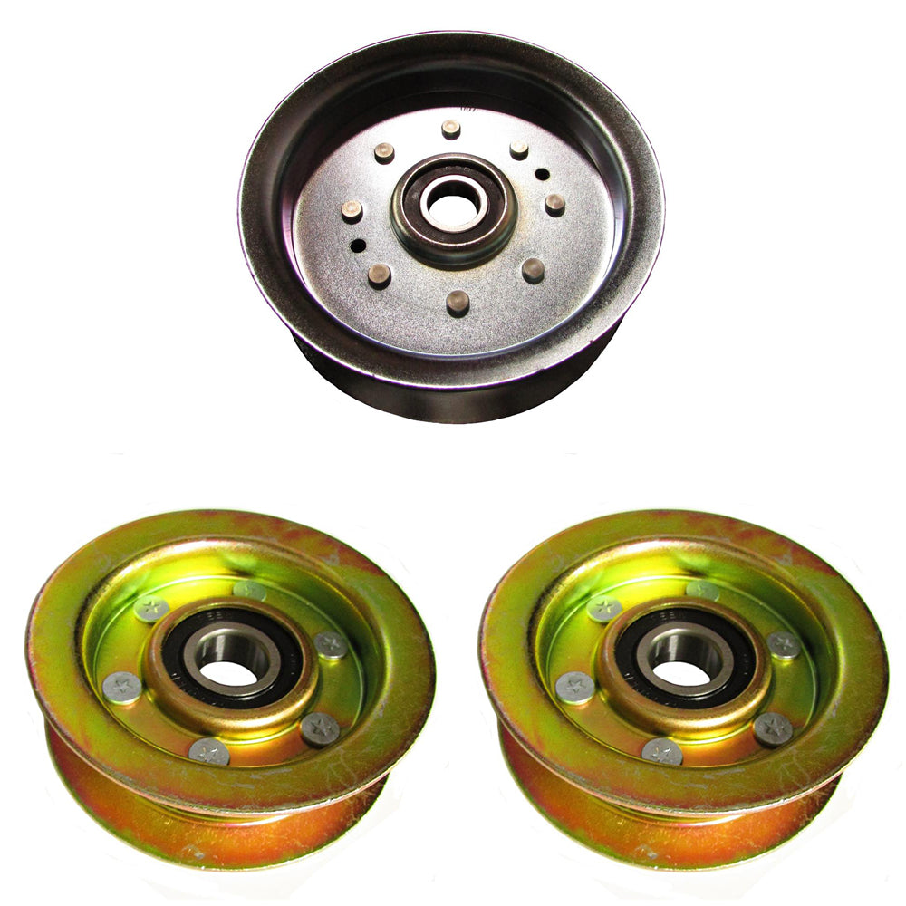 3 Piece Idler Pulley Set Fits John Deere Replaces GY20067