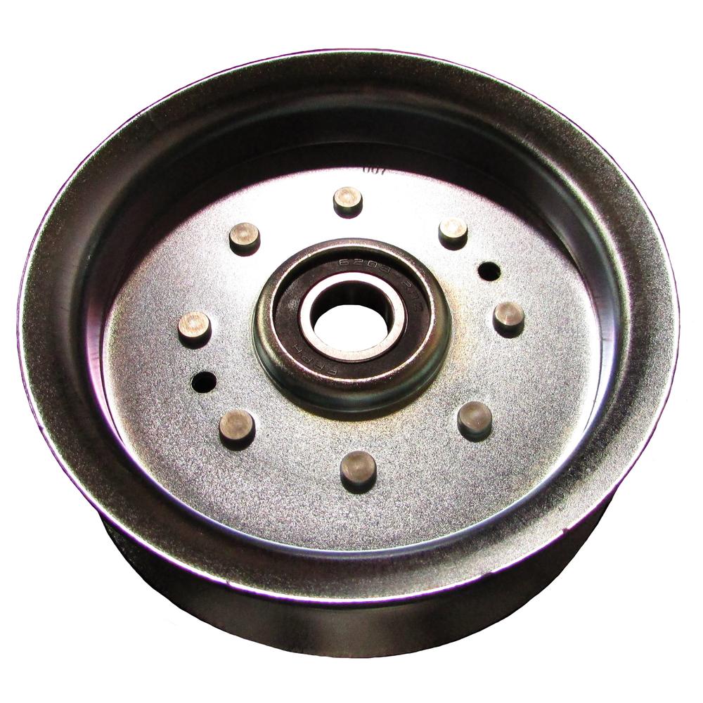 Steel Flat Idler Pulley with Flanges Fits Cub Cadet Replaces 756-05034