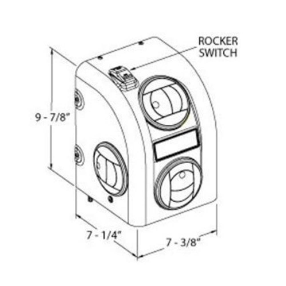 24 Volt  Heating & Cooling Cab Floor Mount Heater Fits Maradyne 4000-24V