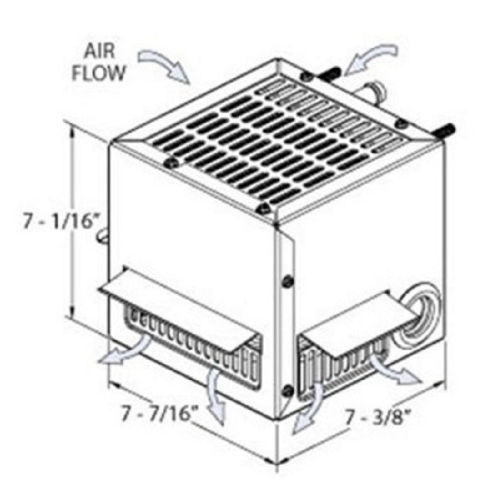5030-24V Universal Fits Maradyne Wall / Floor Mount Cab Heater