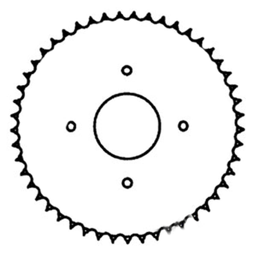 H100778 New Straw Walker Driven Sprocket 49 Teeth Fits John Deere Combine 6620 +