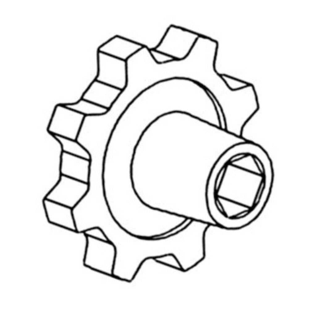 WN-H134603-PEX Sprocket, Return/Tailings, Upper OR Lower Fits John Deere CTS