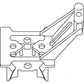 H153898 Fits John Deere Combine Lower Idler Support 90