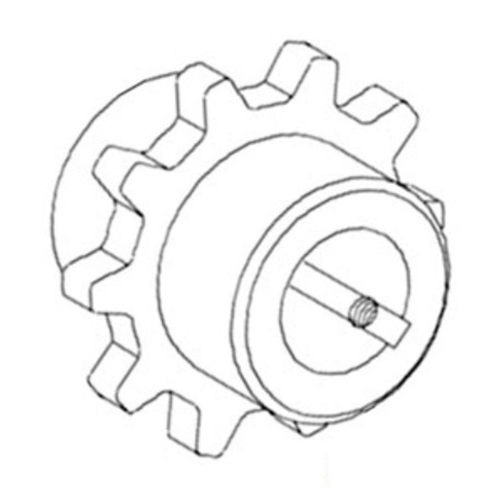 H159616 Sprocket Fits John Deere Combine Feeder Chain 9560STS 9570STS