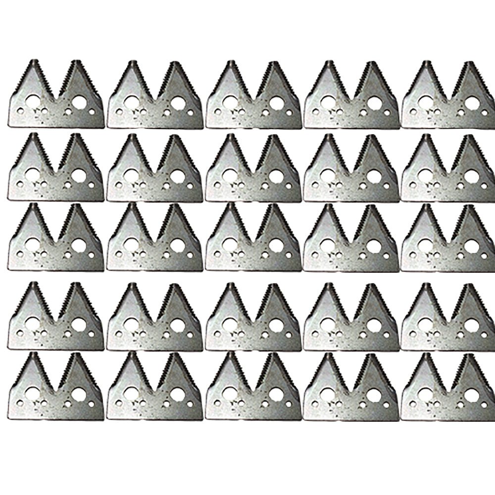 (25) Course Tooth Double Sickle Sections Fits John Deere Cutting Platforms