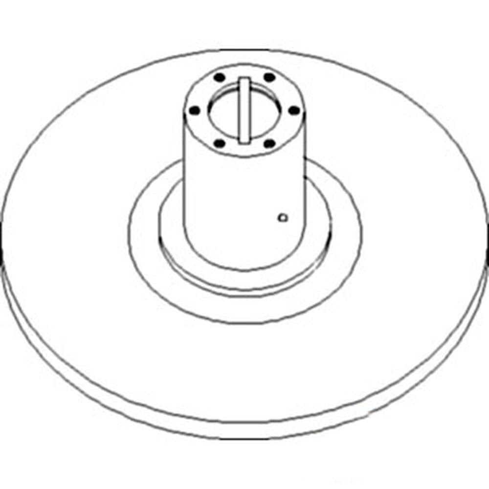 H201579 Inner Half Sheave Fits John Deere Combine Feeder House 9450 9550