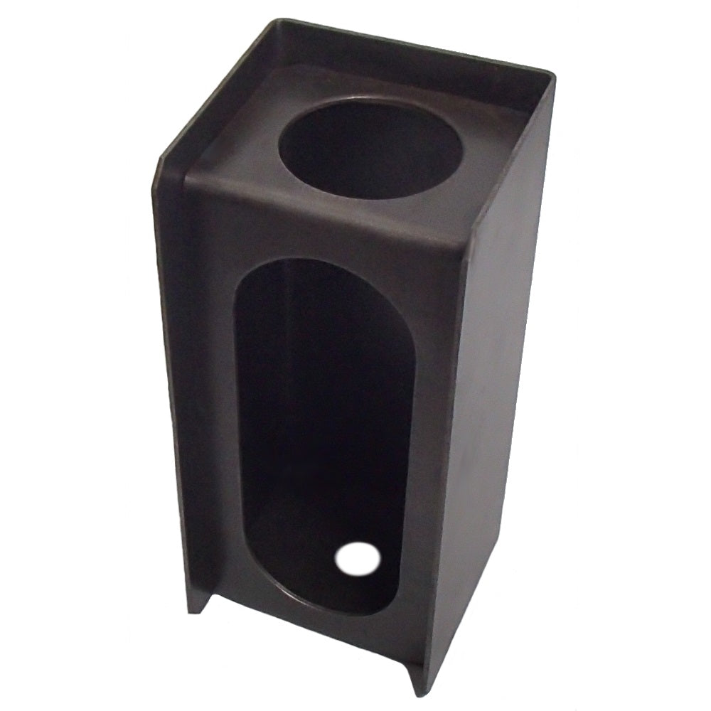 2" Red Round & 6" Red Oval Tail Light Steel Box Set