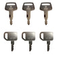 Qty 3: 2 pc Heavy Equipment Key Set Fits John Deere Replaces 4286465