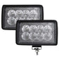 HA92270 SET CREE LED Flood Beam Light Set, 3200 Lumens (Pkg. of 2) Fits Ford