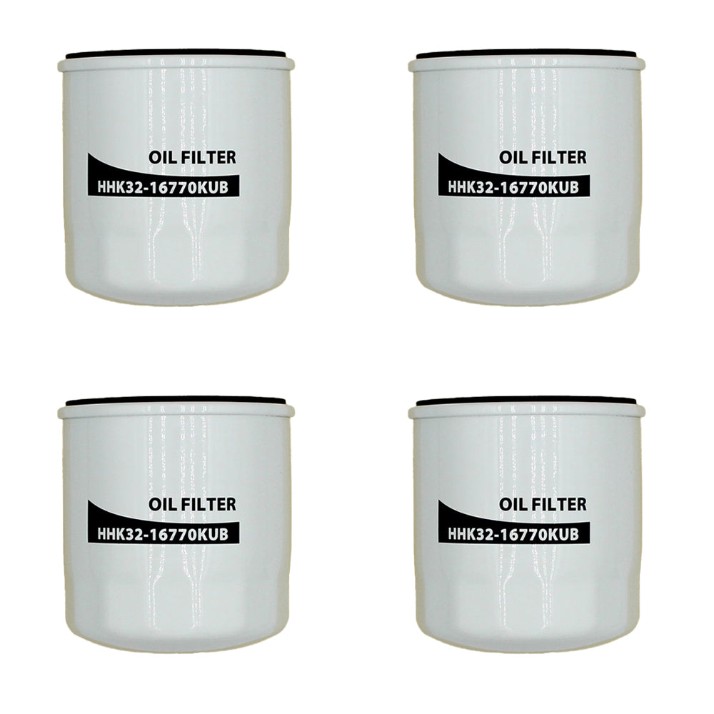 (4) Oil Filters Fits Kubota Zero Turn Mower HHK32-16770 HH3A0-82630 3A431-82630