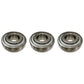 (3) Bearings Fits Disc Harrows W208PPB4-I