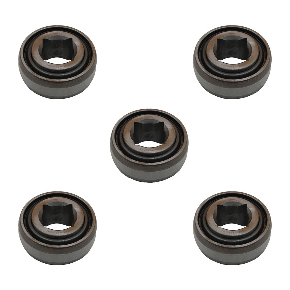 5 of Disc Harrow Bearing 1.500" Square Bore x 1.750" IR x 4.130" OD x 1.438" OR