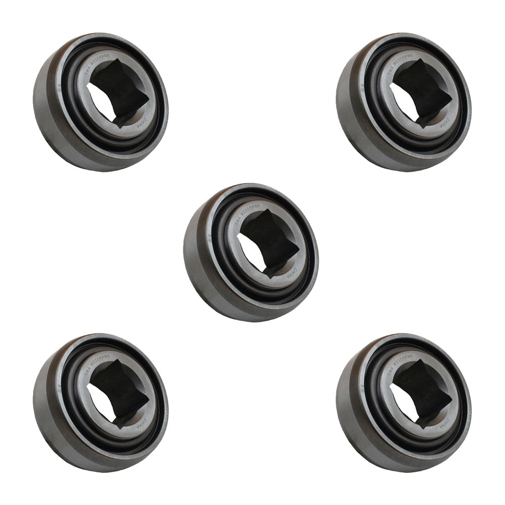 5 of Disc Harrow Bearing 1.500" Square Bore x 1.750" IR x 4.130" OD x 1.438" OR