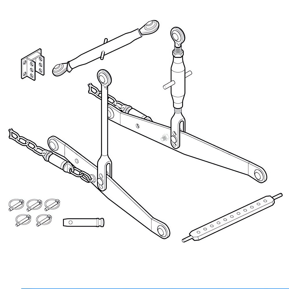 S70571 3 Point Linkage Hitch Kit For Yanmar YM1510 1510D Fits CAT 1
