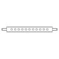 Black Drawbar (Fits CAT. I) Fits Universal Products Models 180485M1 81826363 A-D