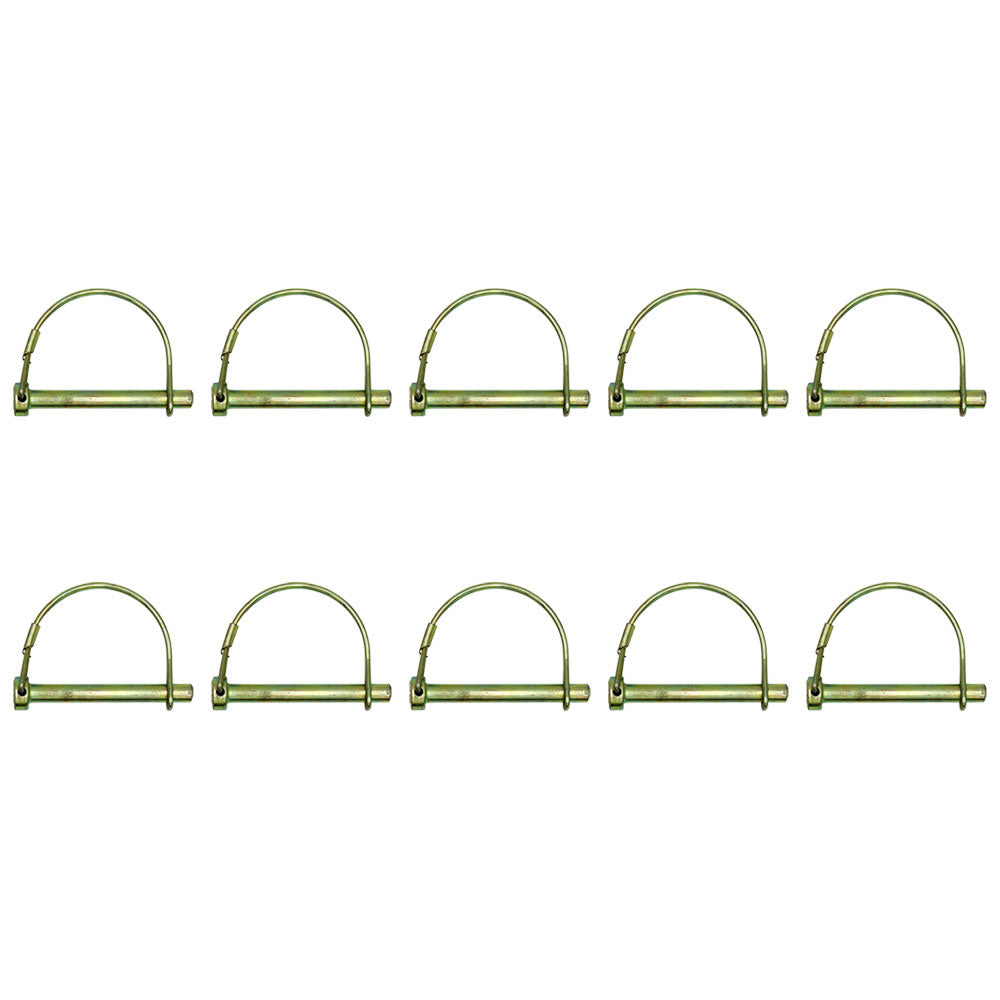 P516PTL PTO lock pin 5/16" diameter 2-5/8" useable length round handle Pk of 10