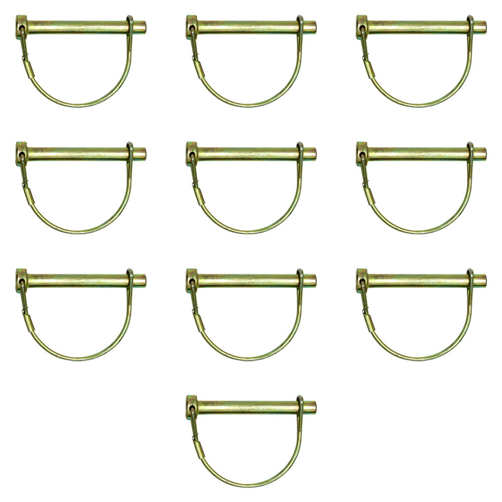 P516PTL PTO lock pin 5/16" diameter 2-5/8" useable length round handle Pk of 10
