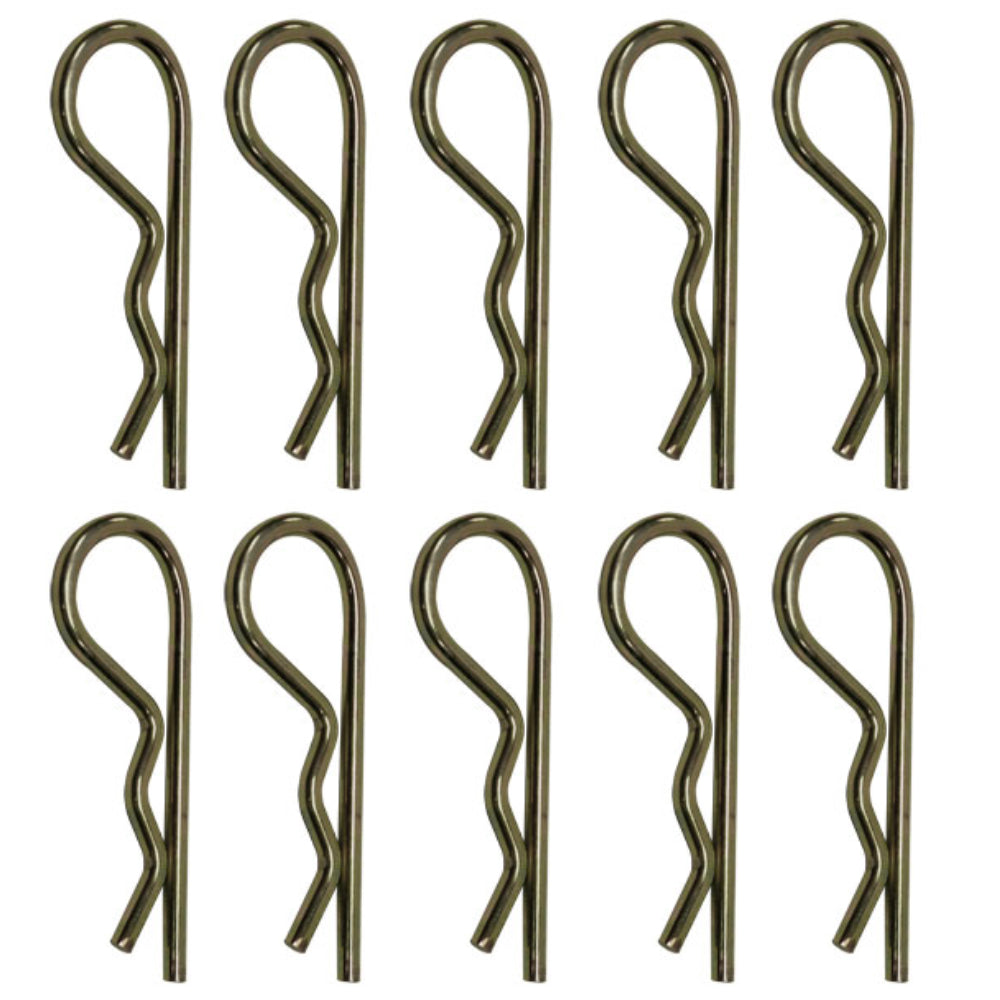 Set of 10 Implement Grip Clip Hair Pins Fits Farm Tractor 2-15/16" Long