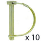 Qty 10: Round Lock Pin  Fits Universal Products Replaces SPR04-C