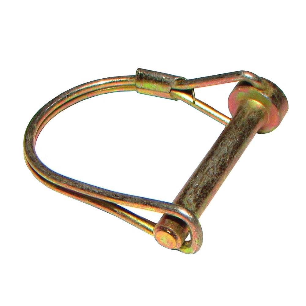 Round PTO Lock Pin 1/4" Diameter 1-3/4" Usable Length PTO Shaft Locking Pin